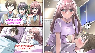 [Manga Dub] I lost my keys, so I spent the night at my childhood friend's house, but the next day...