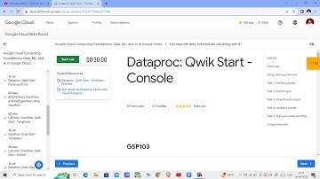 Dataproc: Qwik Start - Console || Lab Solution || Step By Step Tutorial || GDSC 2023