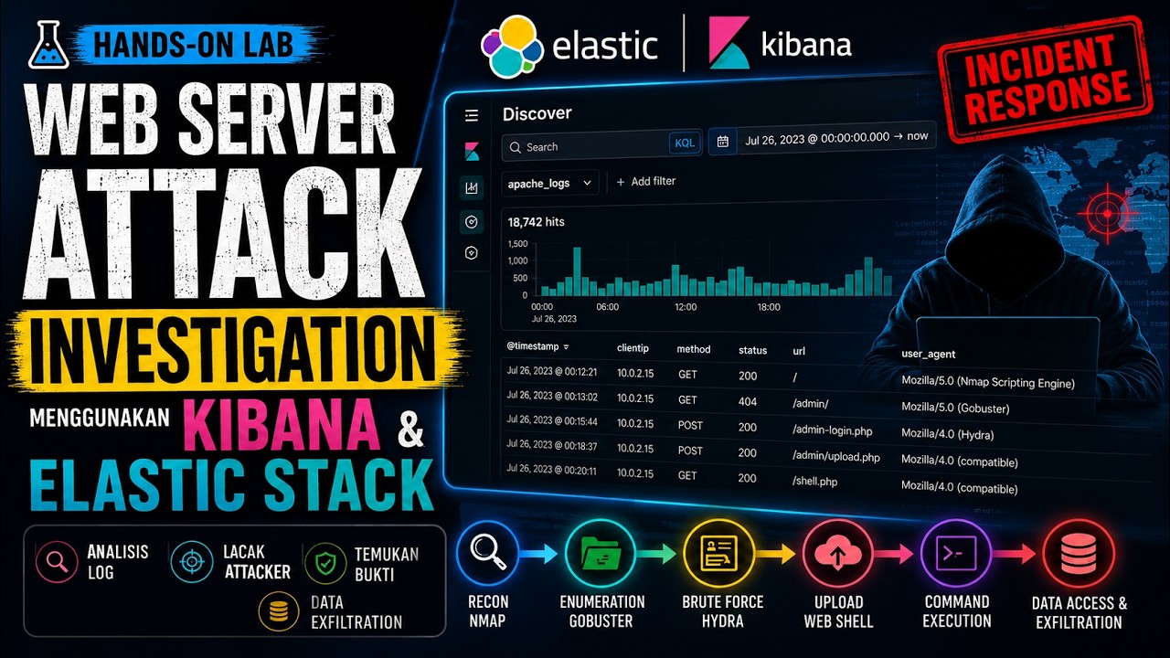 Web Server Attack Investigation Menggunakan Kibana & Elastic Stack ...