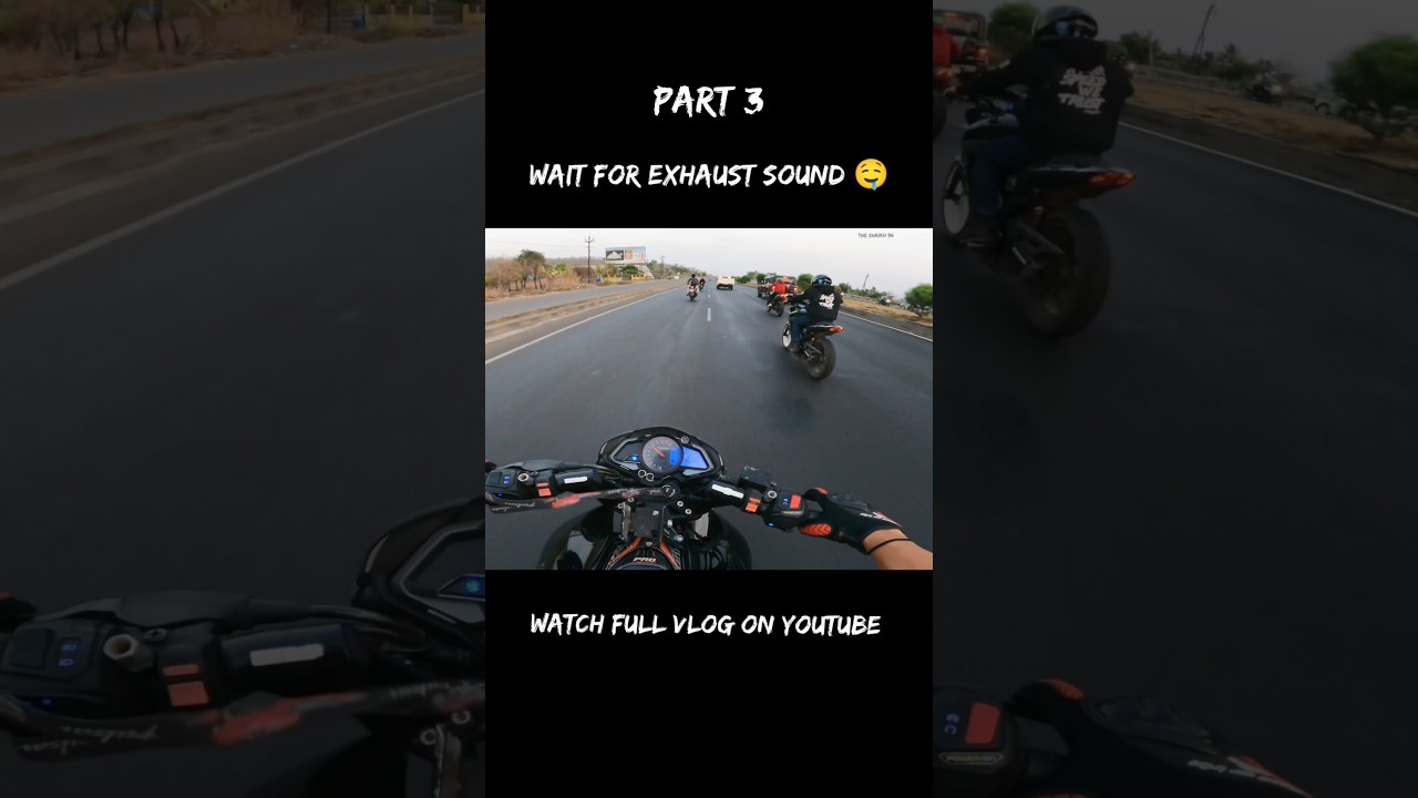 wait for end 🔥 Ns200 Crazy Ride Full Throttle || 