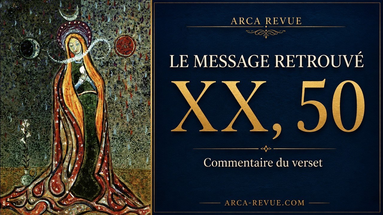 Le Message Retrouvé XX, 50 — Nommer le désirable et être avec Dieu