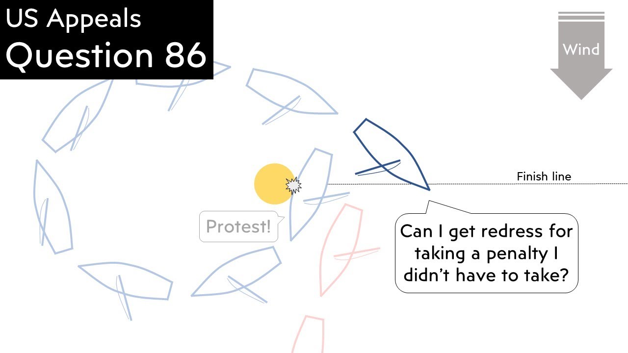 Can a boat be rescored after taking a penalty they didn't have to take