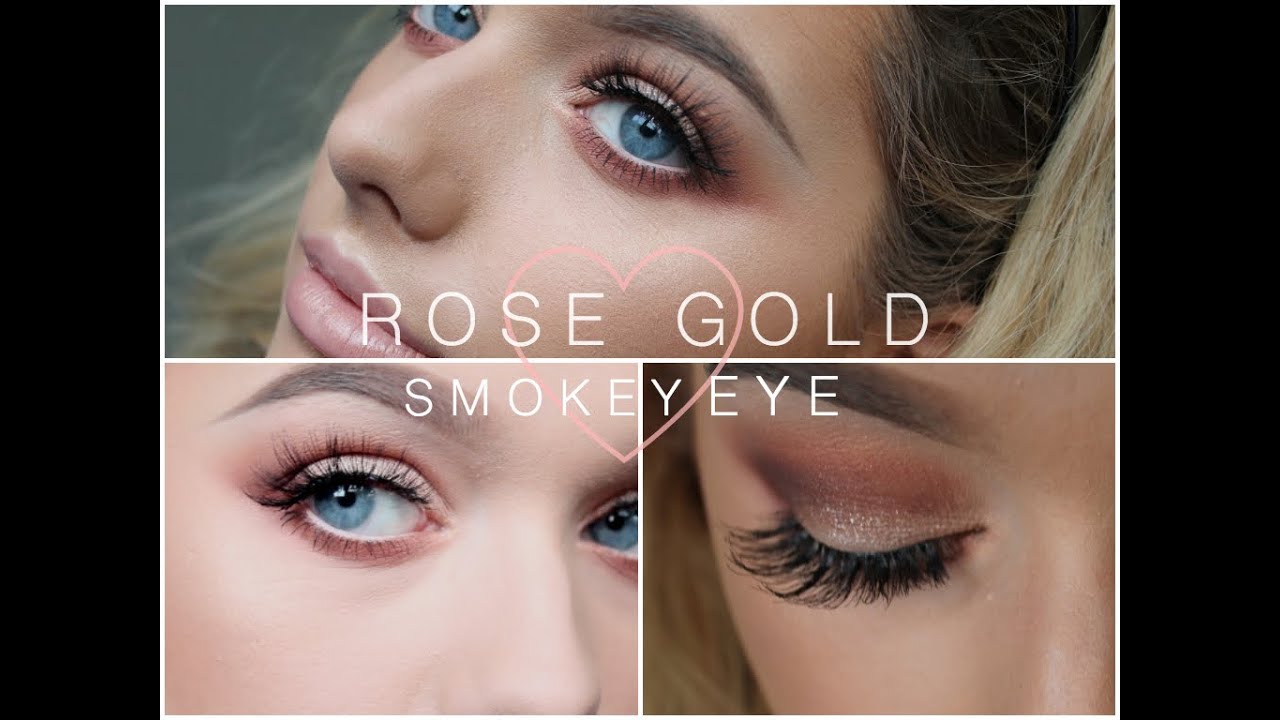 Rose Gold, Glitter Make Up Tutorial! | Rachel Leary
