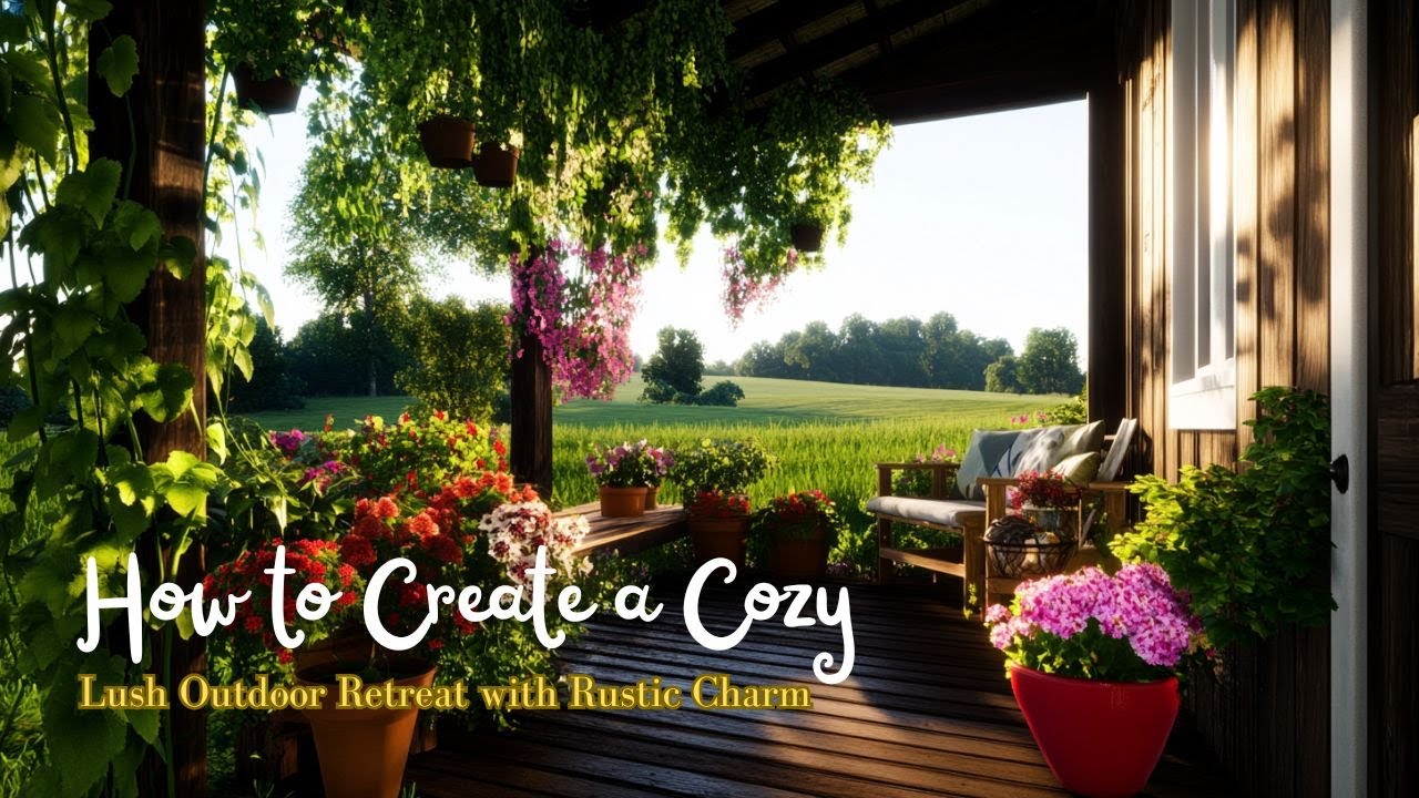 Farmhouse Veranda Garden Ideas How to Create a Cozy, Lush Outdoor Retreat with Rustic Charm