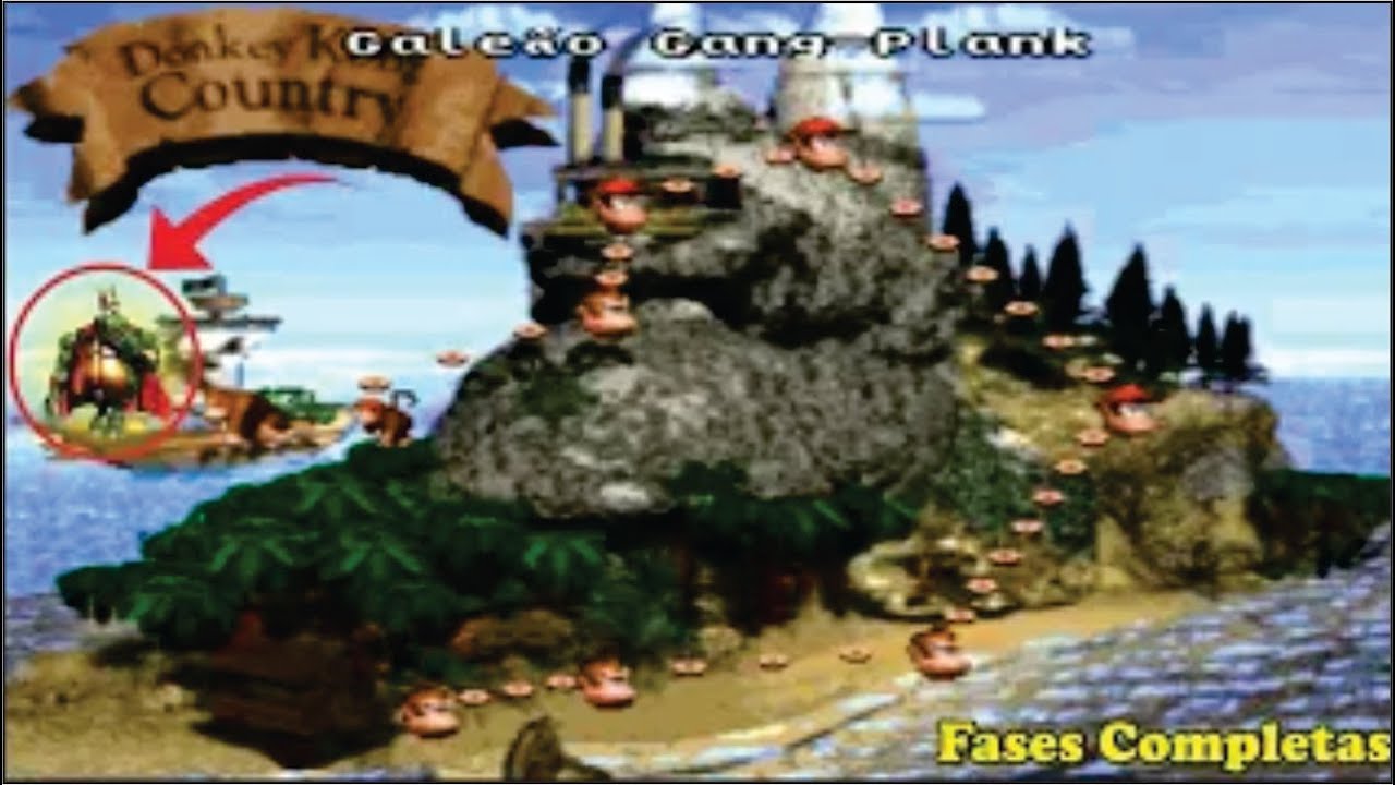 Donkey Kong Country Todas as Fases Completas ( All Phases Complete)