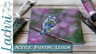 How to paint a bokeh background in Acrylics  Lachri