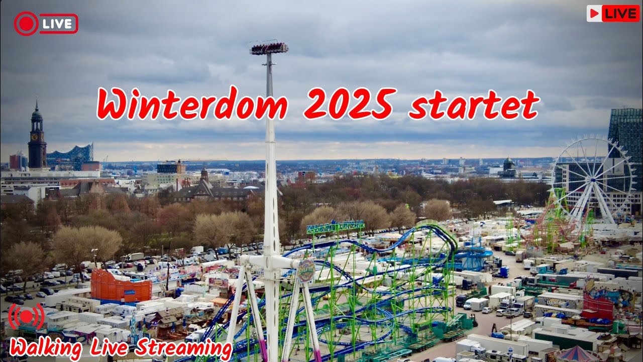 Hamburger Winterdom 2025🎄Live-Das große Finale der Kirmes-Saison ❤️ Danke für ein wundervolles Jahr