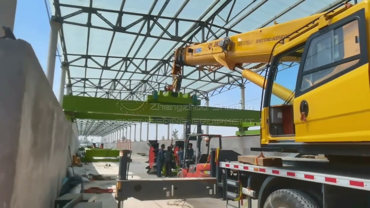 Biochar Fertilizer compost turner machine