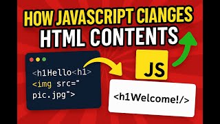 #1:JavaScript - Introduction |How JavaScript  changes HTML contents