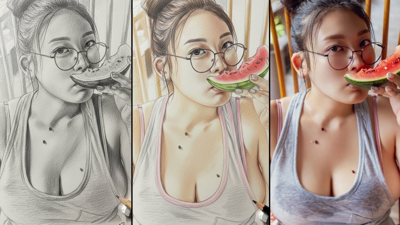Sketch to Real 😍 | Satisfying Art Transformation