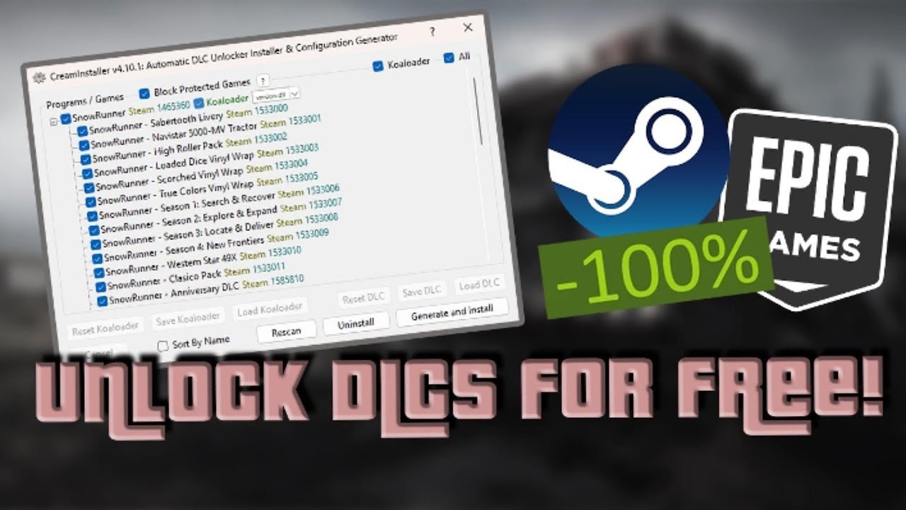 I Unlocked Every Game DLC for Free!