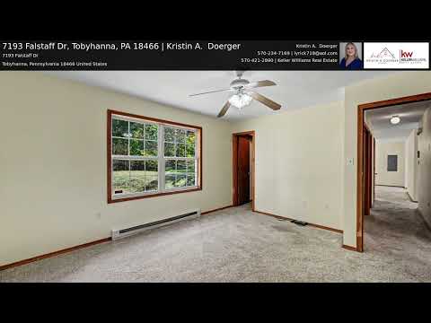 7193 Falstaff Dr, Tobyhanna, PA home video tour