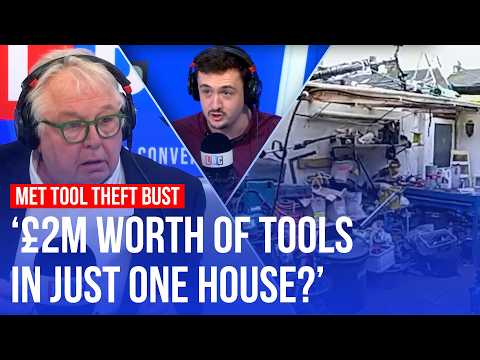 'The largest stash ever discovered in the UK': £2m of tools found by Met