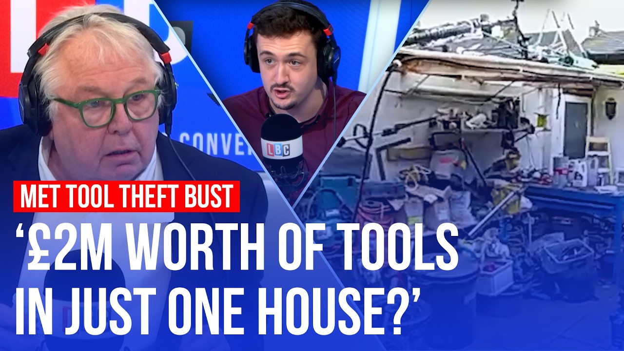 'The largest stash ever discovered in the UK': £2m of tools found by Met