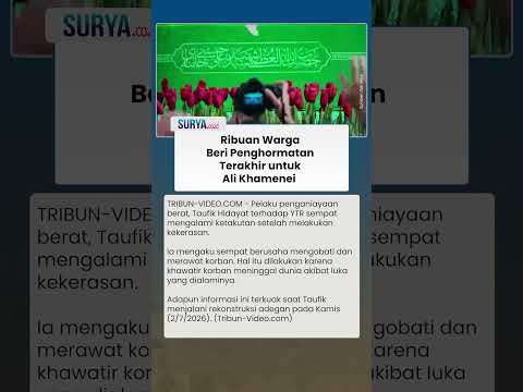 Video Beri Penghormatan Terakhir untuk Ali Khamenei, Ribuan Warga Padati Masjid Imam Khomeini Teheran