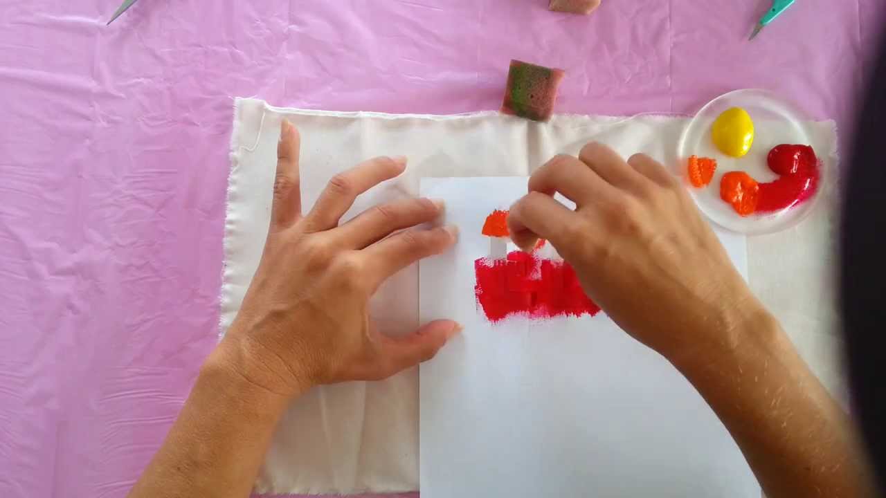 Lär dig att göra enkelt textiltryck