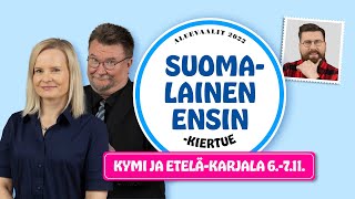 Hallitus viskelee sinun rahasi vieraille - Suomalainen ensin -kiertue Kymissä ja Etelä-Karjalassa