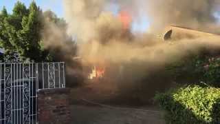 A dramatic rescue of man from burning east-central fresno home was
captured on video saturday, at 1:32 minutes. provided by beth lederach
clovis...