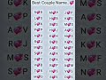 the best couple name 🥀🥀🥀🥀