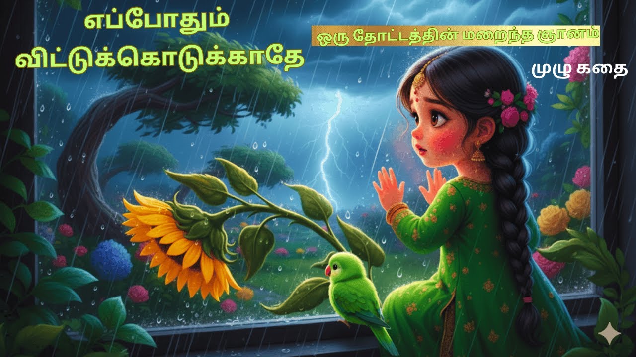 🌈 எப்போதும் விட்டுக்கொடுக்காதே – ஒரு தோட்டத்தின் மறைந்த ஞானம் 🌸 முழு கதை #tamilkidsstories