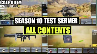 *NEW* Codm Season 10 Test Server All Contents