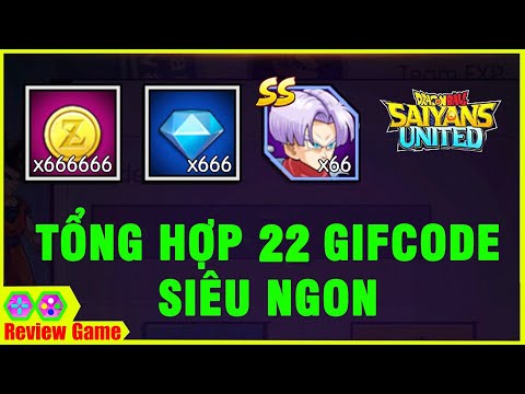 Video Dragon Ball: Saiyans United - Tổng Hợp Full 23 GIFCODE... - youtube
