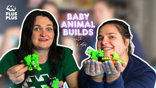 Plus-Plus Building Ideas: Mommy and Baby Animals (with the Kates!) #plusplususa