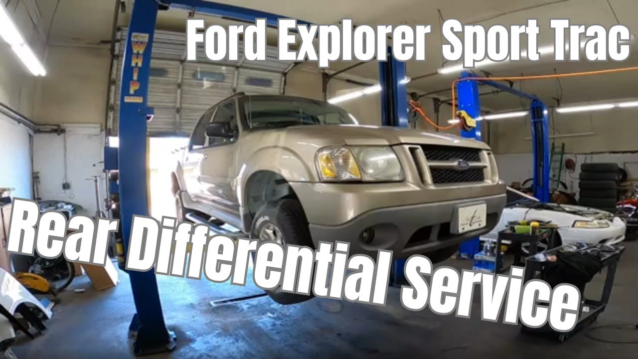 Ford Explorer Sport Trac Rear Differential Service - YouTube