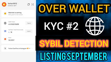 Over Wallet KYC form submit full Process || Over Protocol Airdrop Listing on September