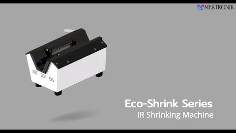 EcoShrink series Machines, Infrared shriking machine