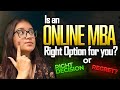 Who should do an Online MBA? | 90% Students Choose Wrong!😳 | Full Guide