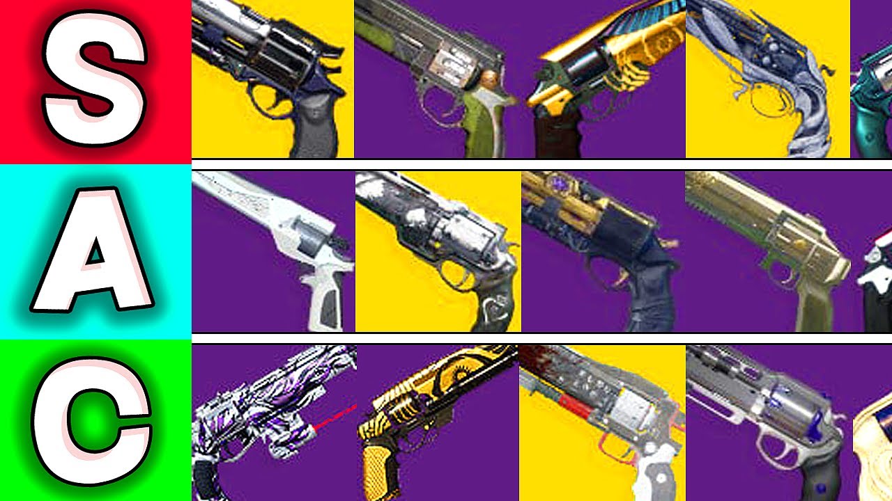 Ranking EVERY Hand Cannon In A Tier List... (Destiny 2 Heresy)
