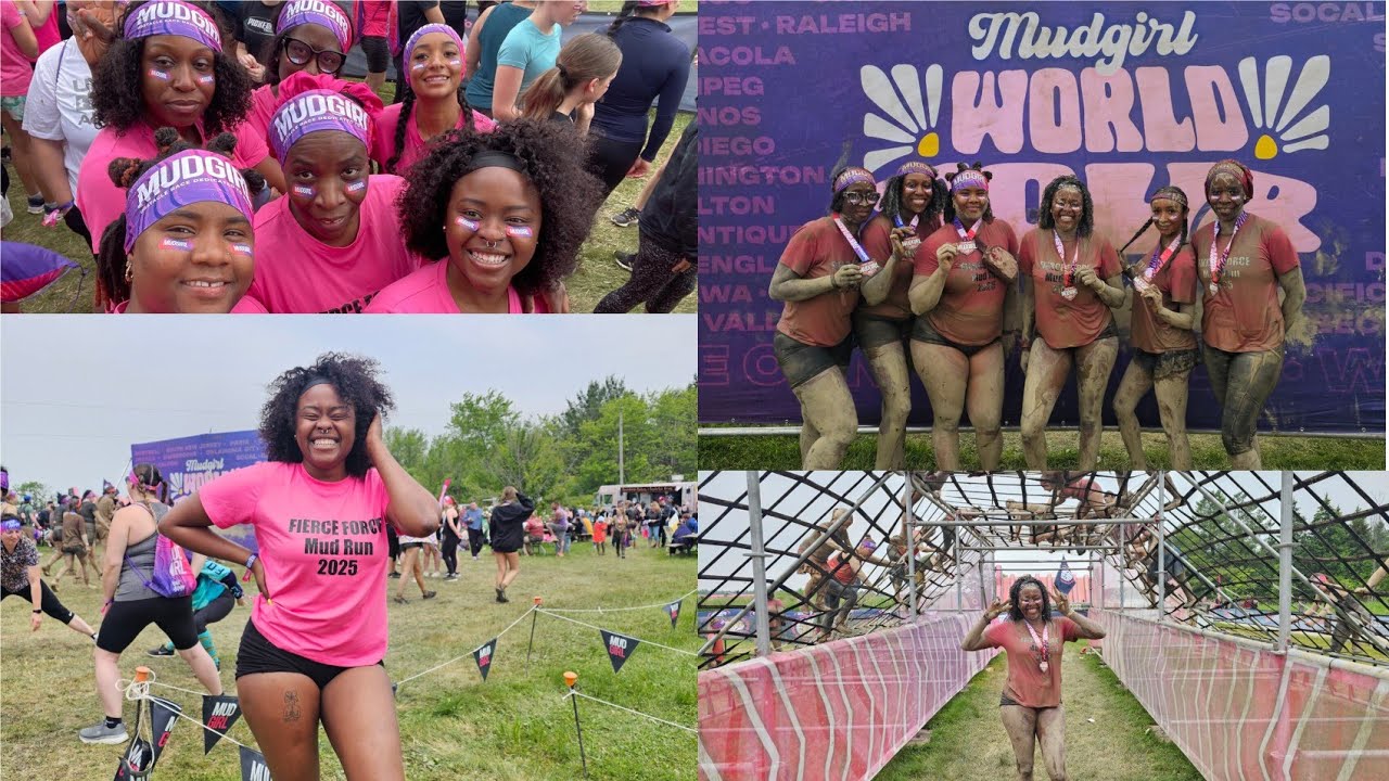 Survived My First Mud Girl Run 2025| Canada