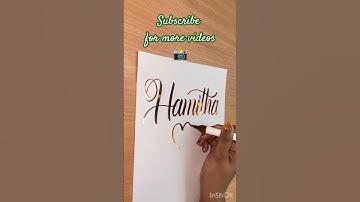 #namecalligraphy #calligraphylettering || #subscribe #comment your #name for more #video #fypシ #fyp