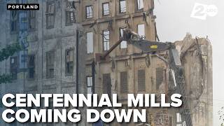 Centennial Mills Building Demolition