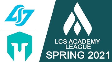 CLGA vs IMTA | Counter Logic Gaming vs Immortals | LCS Academy League Spring 2021 (28 January 2021)