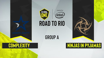 CSGO - Ninjas in Pyjamas vs. Complexity [Mirage] Map 1 - ESL One Road to Rio - Group A - EU