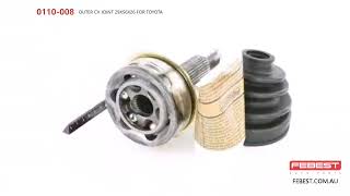 0110-008 OUTER CV JOINT 29X56X26 FOR TOYOTA