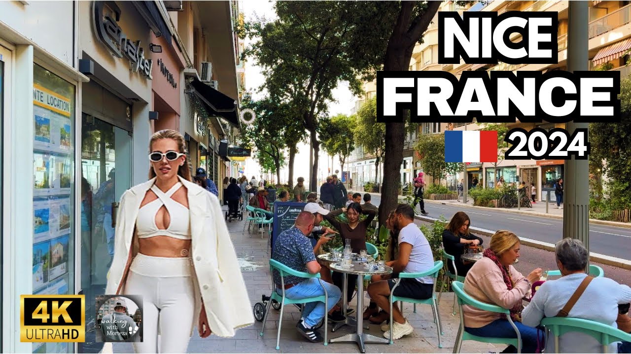 Ницца, Франция: 4-километровая пешеходная экскурсия по улице Гамбетта в Ницце, Франция