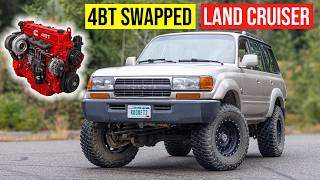 First In Depth Look a 4BT Cummins Swapped Land Cruiser (It Surprised Me)
