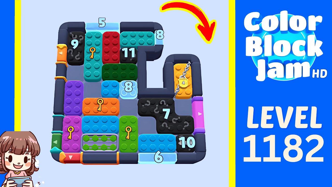 Color Block Jam Level 1182 Solution Walkthrough - YouTube