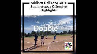 Addisen Hall 2024 C/UT Summer 2022 Offensive Highlights