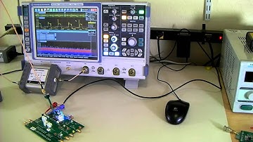 VRTS2 1 port ripple measurement color spectrum RTO