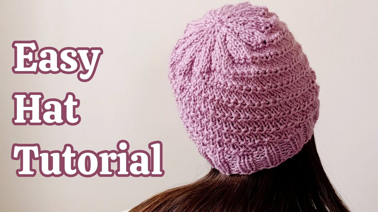 Knitting for Beginners: How to Knit a Hat in the Round - YouTube