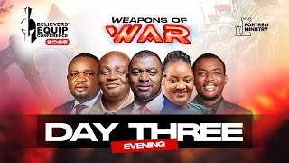 BEC 2025 || WEAPONS OF WAR || DAY 3 EVENING SESSION