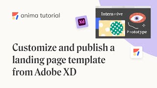 Publish a landing page from Adobe XD using Anima's live template screenshot 4