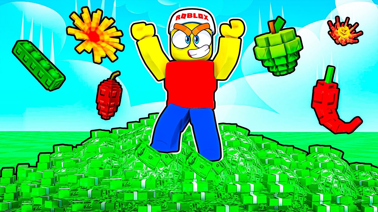I SPENT 5 HOURS STEALING FRUITS TO BECOME A BILLIONAIRE | Roblox Grow a Garden