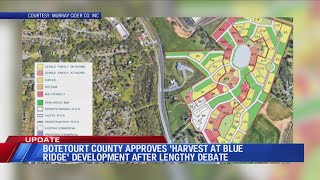 Botetourt County approves 'Harvest at Blue Ridge' development after lengthy debate