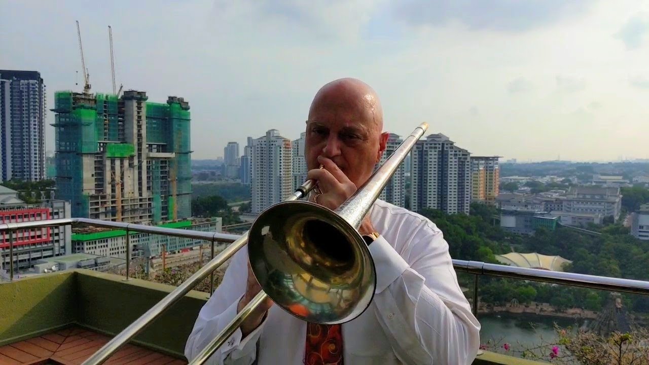 Rooftop Trombone in the Age of Covid-19: Day 105   2020 06 30