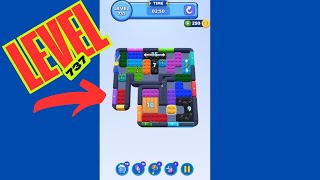 Color Block Jam Level 737 Walkthrough / Solution